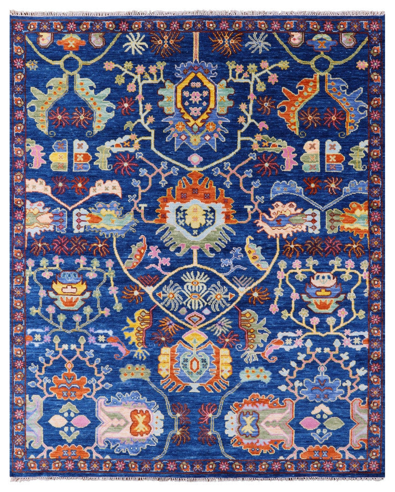 William Morris Hand Knotted Wool Rug 8' 3" X 10' 2" - Q13609
