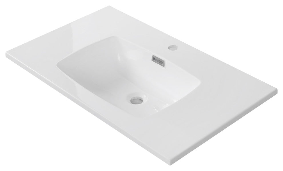 32" Solid Surface Resin Streamline K-1708-32 Vanity Top
