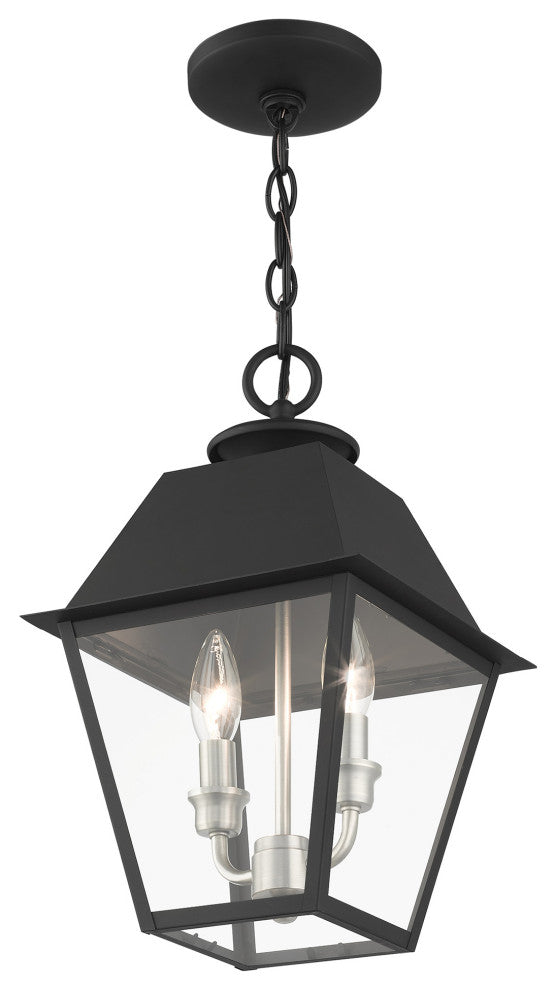Black Classic, Colonial, Historical, Timeless Outdoor Pendant Lantern