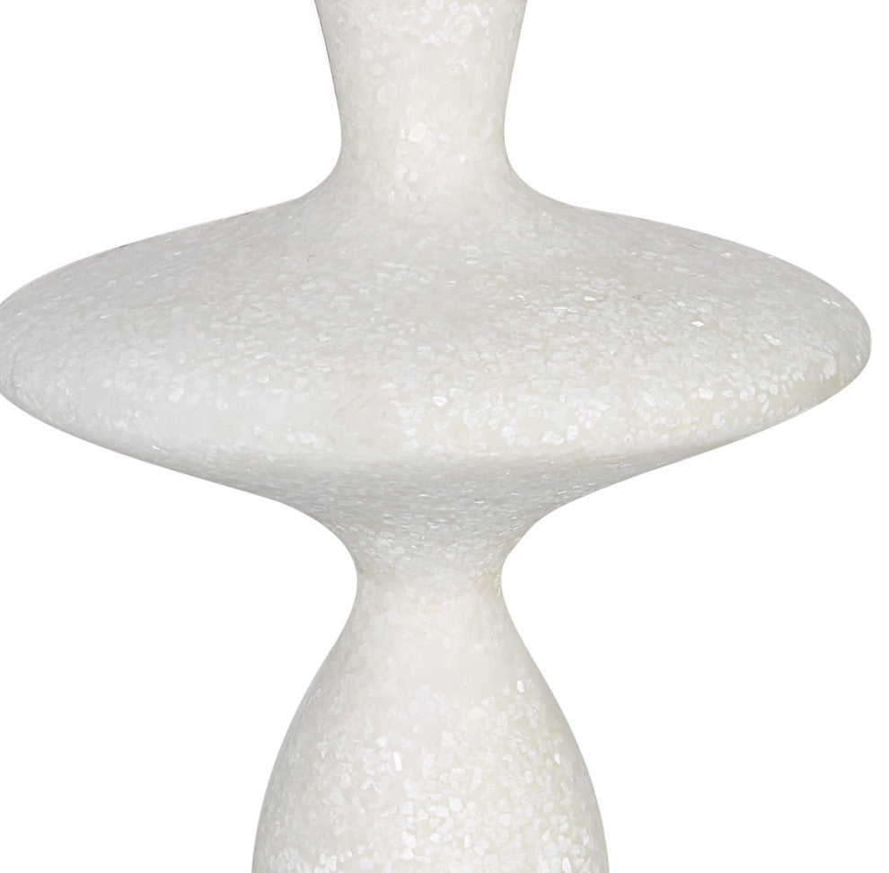 Uttermost Inverse White Marble Table Lamp 29796-1
