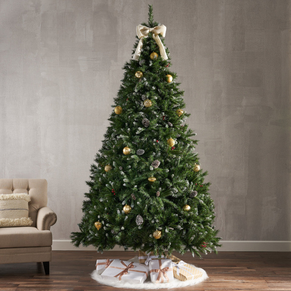 9' Mixed Spruce Artificial Christmas Tree, Unlit