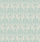 Bohemian Damask Wallpaper, Turquoise, Bolt