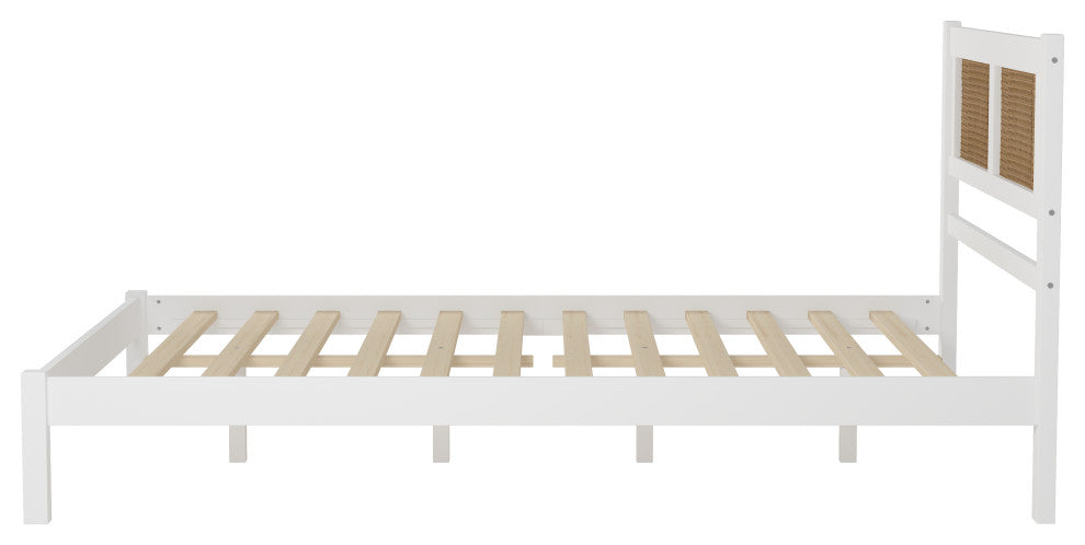 Gewnee Queen Size Wood Platform Bed