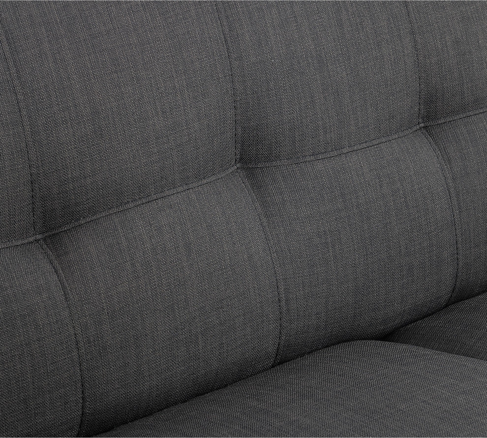 Picket House Furnishings Hailey Sofa & Loveseat Set, Charcoal