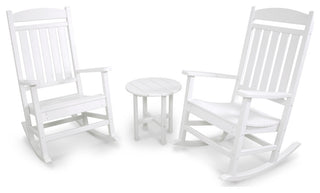 Ivy Terrace Classics 3-Piece Rocker Seating Set, White