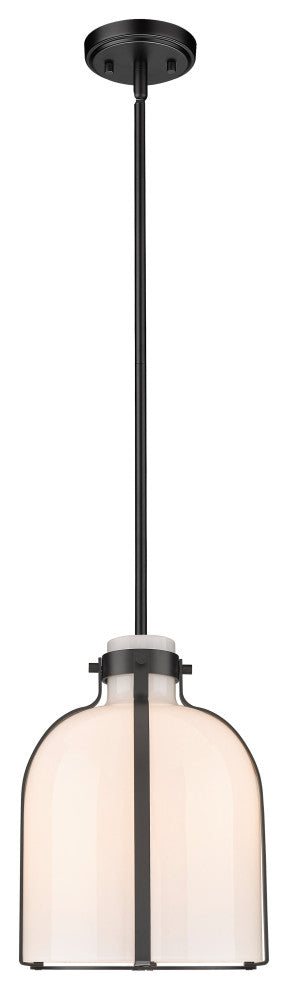 Zlite 818-9MB 1-Light Pendant, White Opal