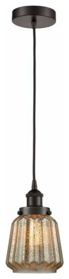 Innovations 616-1PH-OB-G146 1-Light Mini Pendant, Oil Rubbed Bronze