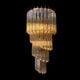 Spiral 5-Light Crystal Wall Sconce