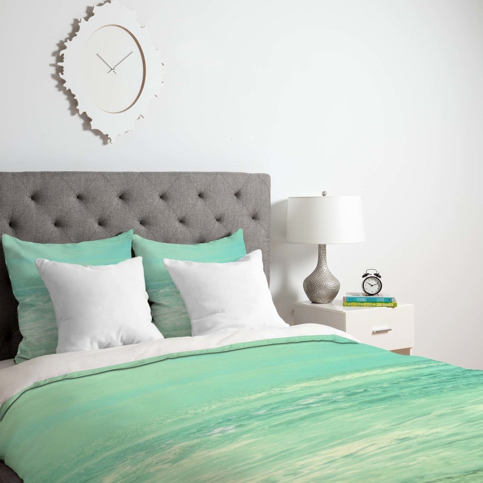 Deny Designs Lisa Argyropoulos Where Ocean Meets Sky Duvet Cover - Lightweight