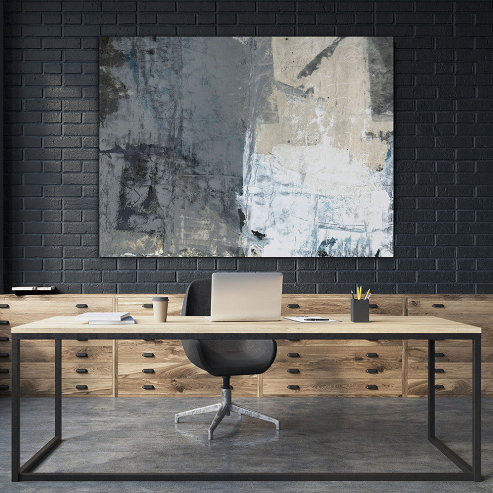 "Shades of Grey I" Fine Art Giant Canvas Print, 54"x72"
