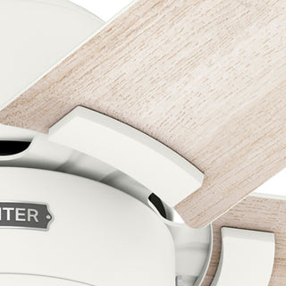 Erling Ceiling Fan, LED Light Kit and Pull Chain, Matte White, 44"