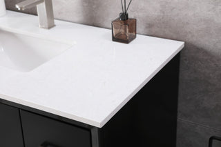 42" SIngle Bathroom Vanity, Black