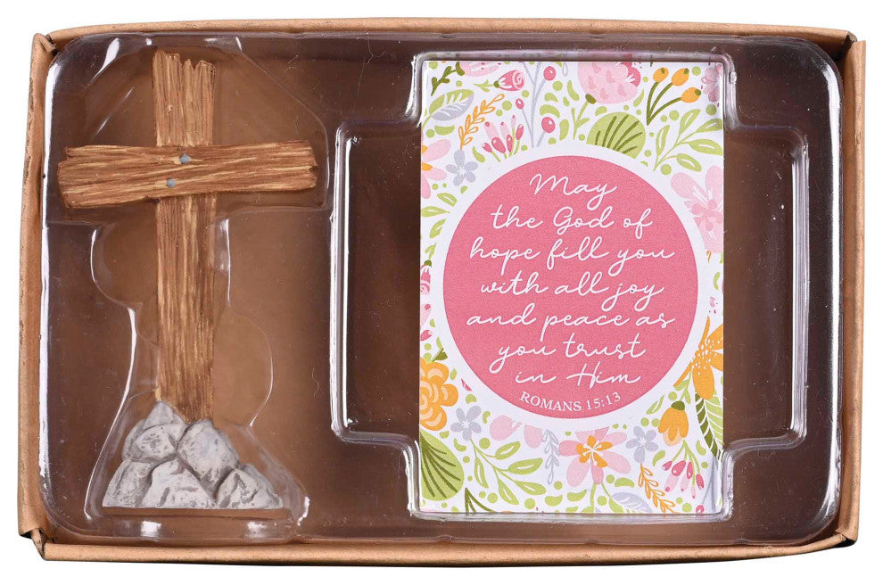 Cross And Card May The God Of Hope