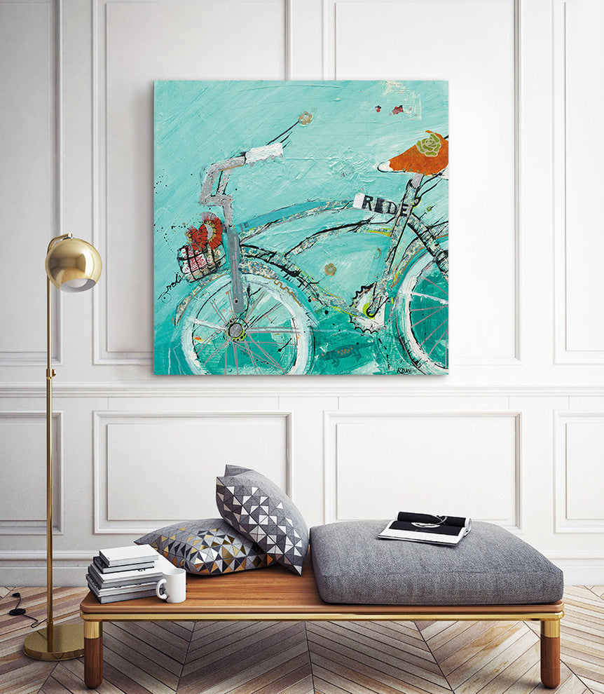 "Ride" Museum Mounted Canvas Print, 20"x20"