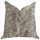 Garden Breeze Luxury Throw Pillow in Gray and Beige Colors, 20"x36" King