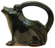 Stoneware Frog Watering Pitcher, Green