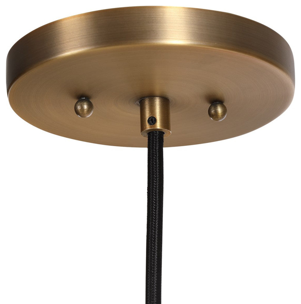 Uttermost Seagrass 1 Light Dome Pendant 21536