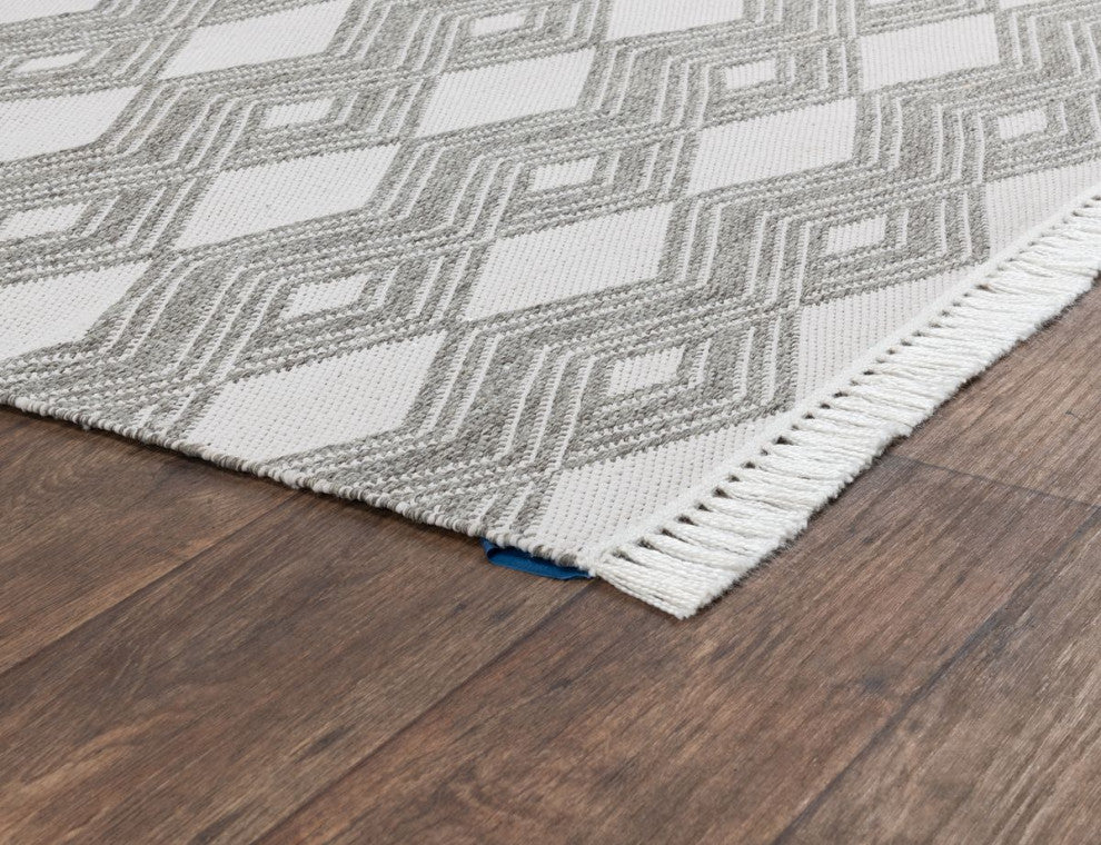 Classic Home Indoor/Outdoor Banning Pebble Gray 5x8 Rug