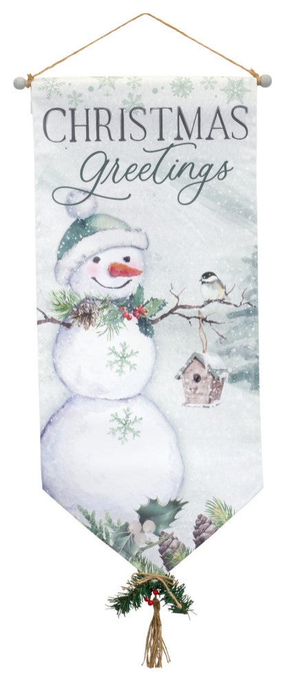 Christmas Greetings Banner, 4-Piece Set