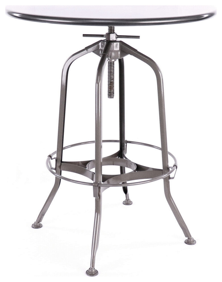 Design Lab Toledo 1 Adjustable Bar Table Gray