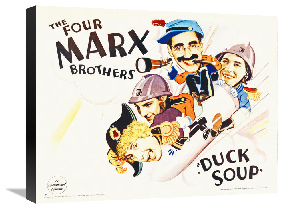 "Marx Brothers - Duck Soup 04" Canvas by Hollywood Photo Archive, 22x17"