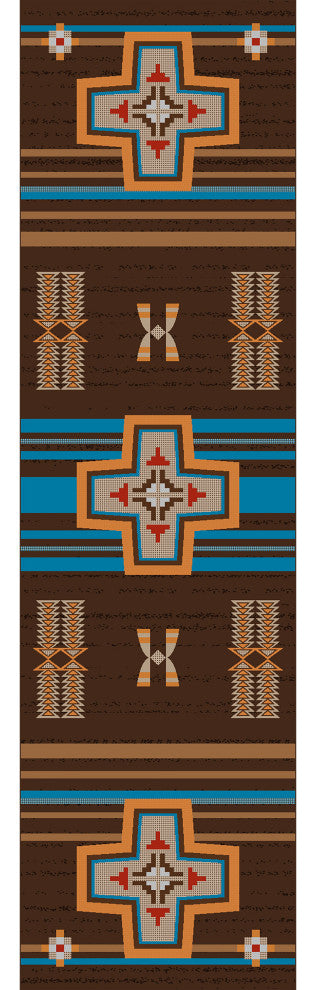 Grand River, Brown, 2'x8'