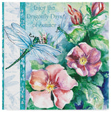 "Natures Dragonfly Days" by Sher Sester, Canvas Art, 35"x35"