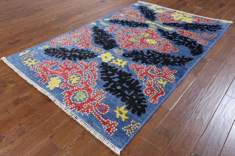 Modern Oriental Rug, 5x8 Kaitag, MC345