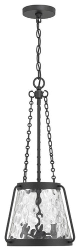 Crawford 3-Light Pendant, Matte Black, Matte Black