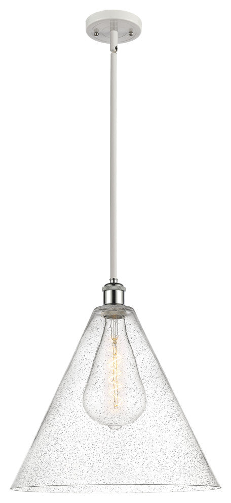 Innovations 516-1S-WPC-GBC-164-LED 1-Light Pendant, White, Polished Chrome
