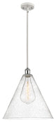 Innovations 516-1S-WPC-GBC-164-LED 1-Light Pendant, White, Polished Chrome