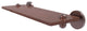 Tango 16" Solid Wood Shelf, Antique Copper