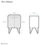 Annecy 24 Diamond Grey Bathroom Vanity Cabinet Only, SM-BV257E