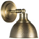 Timarron 1-Light Wall Sconce, Legacy Brass With Hammered Metal