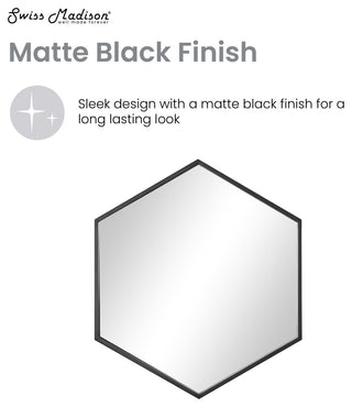 Annecy 39" Vanity Mirror, Phantom Black