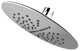 Showerscape Single Setting 7" ABS Rain Shower Head, Polished Chrome