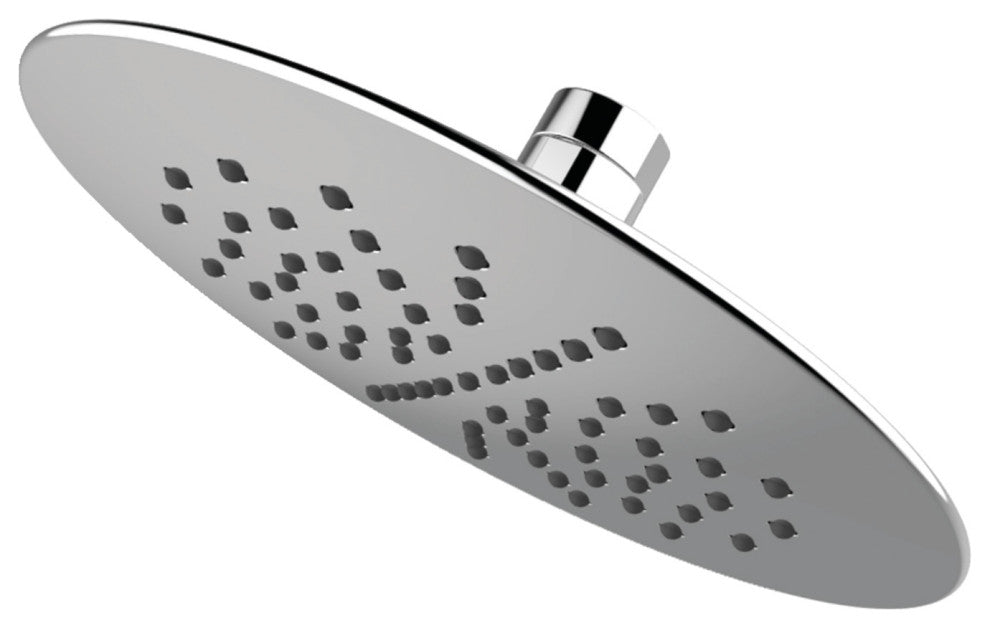 Showerscape Single Setting 7" ABS Rain Shower Head, Polished Chrome