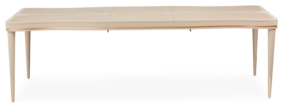 Malibu Crest Rectangular Wood Dining Table - Blush/Chardonnay