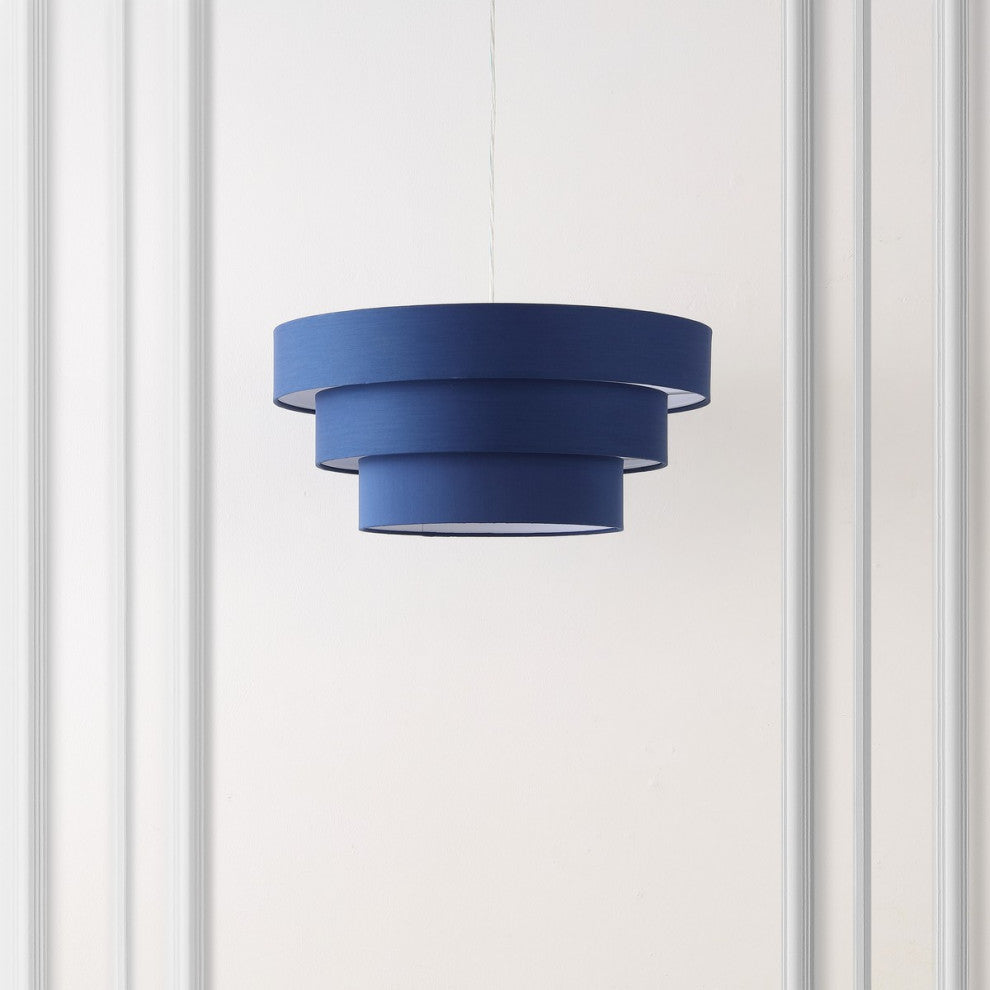 Safavieh Cleia 20" Pendant, Navy/White