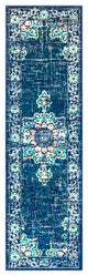Surya Paramount PAR-1100 5'3"x7'9" Rug, Dark Blue/Teal/Aqua/Cream/Light Gray