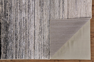 Weave & Wander Orin Rug, Black/Dark Gray, 6'7"x9'6"