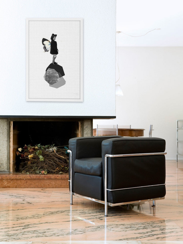 Marmont Hill, "Mariposa" by Bengoa Vazquez Framed Painting Print, 20x30