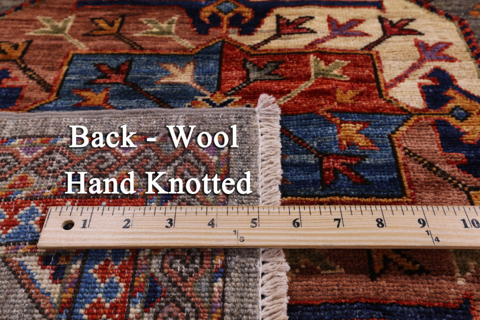 Hand Knotted Bokhara Wool Rug 8' 3" X 10' 1" - Q12426