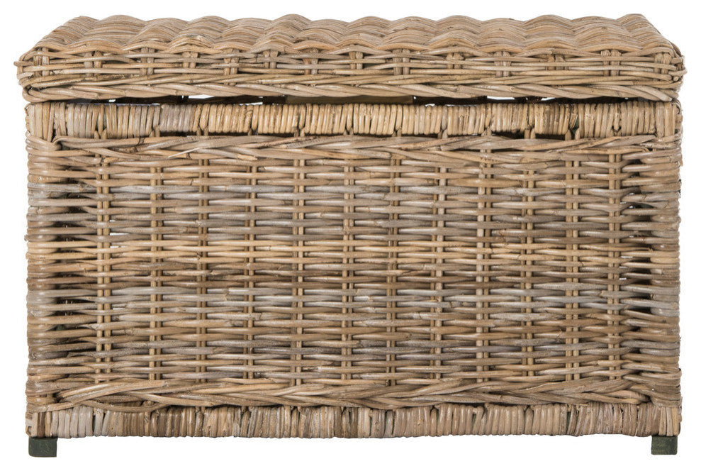 happimess Elijah 30" Wicker Storage Trunk, Natural