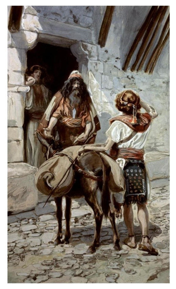 "David Takes Saul The Presents From Jesse" Print by James Tissot, 20"x32"