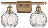 Innovations 516-2W-BB-G1215-6-LED 2 Light Bath Vanity Light, Brushed Brass