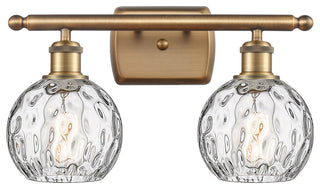 Innovations 516-2W-BB-G1215-6-LED 2 Light Bath Vanity Light, Brushed Brass