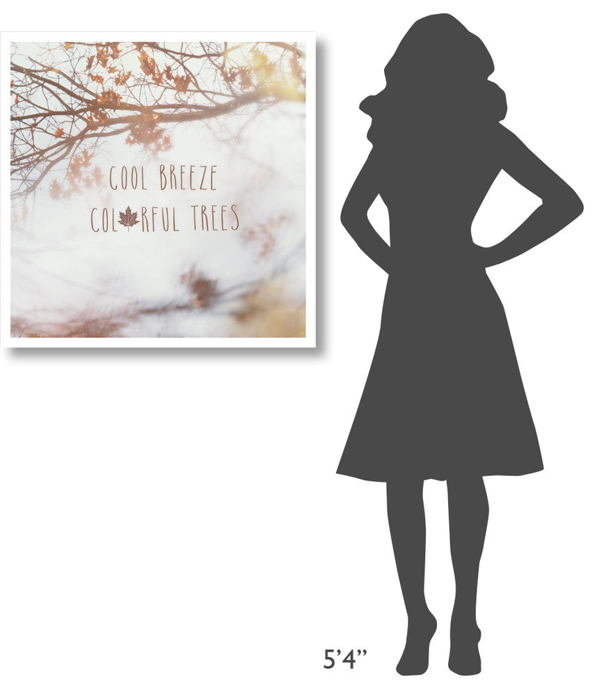 "Autumn Calling II" Digital Paper Print by Laura Marshall, 32"x32"