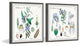 "We Are Bellflowers Diptych" Framed Prints, 18"x18", 2-Piece Set