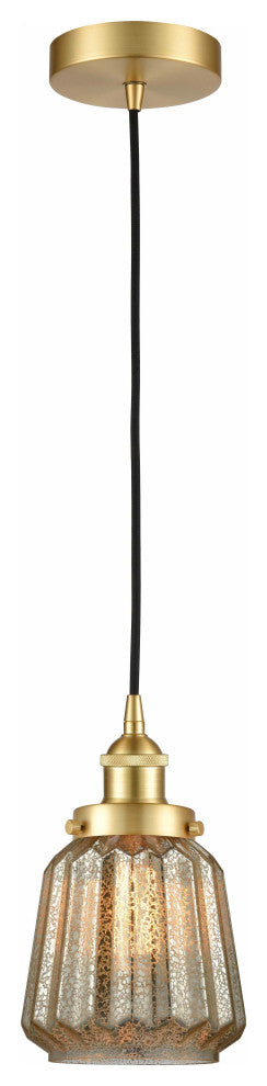 Innovations 616-1PH-SG-G146-LED 1-Light Mini Pendant, Satin Gold